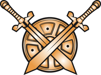 Swords And Shield - Sword And Shield Cartoon Png