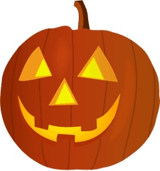 Halloween Pumpkin Drawing With Grimace Free Image - Halloween Clipart Pumpkin Png