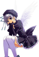 Girl Anime Angel PNG Free Photo