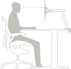 How Dual Monitor Setup Boosts Productivity U2013 Herman Miller - Computer Desk Png