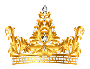 Gold And Diamonds Crown Png Clipart Coronas - Gold Queen Crown Png