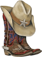 Cowboy Hat And Boots Png Image - Cowboy Hat Boots