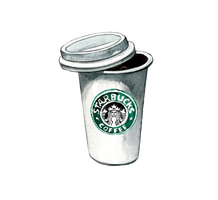 Coffee Tea Drink Boxes Frappxe9 Cafe Starbucks - Free PNG