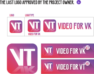 Logo Offer For Video Vk Or Vt - Graphic Design Png