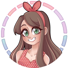 Download Girl Bun Confused Png - Cartoon Girl With Brown Hair With Buns