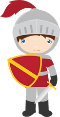 Princesas E Cavaleiros - Cute Knight Clipart Png