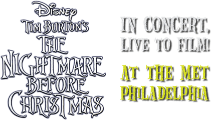 Disney In Concert Tim Burtonu0027s The Nightmare Before - Tim Nightmare Before Christmas Logo Png