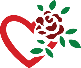 Clipart Rose And Heart Transparent - Embankment Tube Station Png