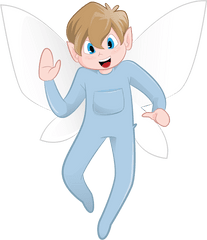 Boy Tooth Fairy Helper - Clipart Boy Tooth Fairy Png