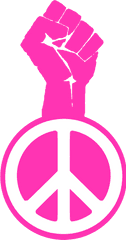 Download Peace Sign Clipart Logo - Peace Sign With Fist Png