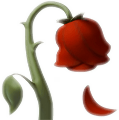 Emoji - Rose Emoji Png