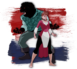 The Adventures Of Beauty And Beast An Exciting New - Illustration Png