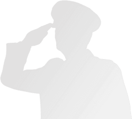 Soldier Salute Silhouette Png - Transparent Soldier Saluting