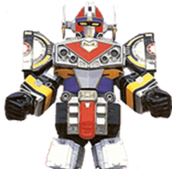 Ginga Gattai Mega Voyager Rangerwiki Fandom - Power Rangers In Space Mega Voyager Png