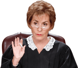 Confused Nick Young - Judge Judy Funny Face Transparent Png Judge Judy Age