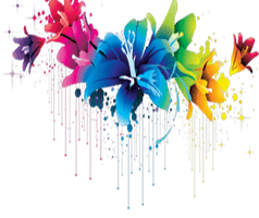 Colorful Flowers - Free PNG