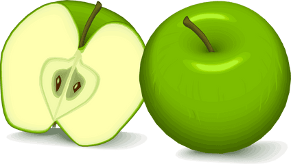 Green Apples Vector Image - Different Type Apple Color Png