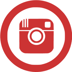 Persian Red Instagram 5 Icon - Instagram Icon Red Png