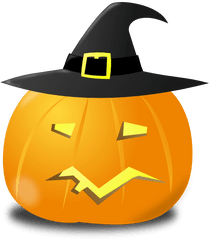 Witch Pumpkin Clip Art - Vector Clip Art Online Witch Pumpkin Png