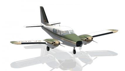 Piper Pa23 Aztec - Aircraft Png
