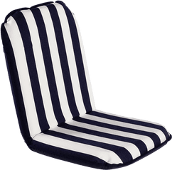 Classic Regular - Blue And White Stripe Bootstoel Verstelbaar Png