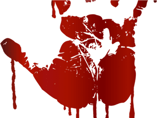 Download Handprint Clipart Blood - Hand Print Png Image With Transparent Bloody Handprint Png