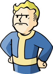 Fallout Png - Vault Boy Angry