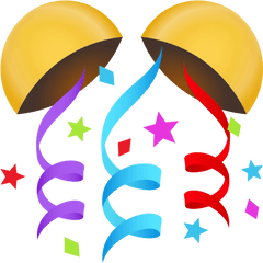 Emoji Confetti Ball Cut And Paste Party Wprock - Emoji Konfetti Png