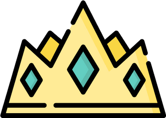 Linecolor Version Svg Crown Icon Png Transparent