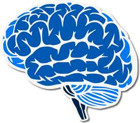 Download Brain - Blue Brain Transparent Background Png