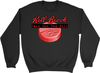 Kell Brook Red Pill Sweatshirt - Notre Dame Christmas Sweater Png