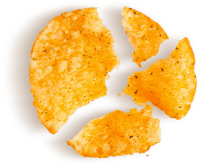 Delicious Potato Chips - Crushed Potato Chip Png