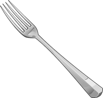 Fork Vector Silver Free Clipart HD - Free PNG