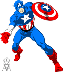 Captain America Vector Png - Capitan America Vector Free Captain America Vector Free