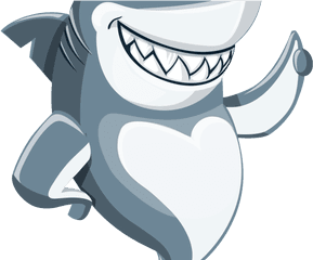 Shark Cute Vector Png Clipart - Shark Clip Art Transparent Background