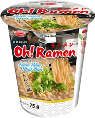 Instant Noodle Cup Ramen - MÃ¬ Oh Ramen Png