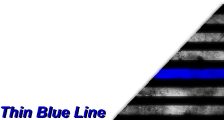 Support Thin Blue Line - Electric Blue Png