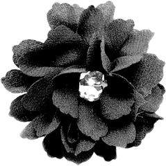 Black Flower Png Transparent Image - Artificial Flower