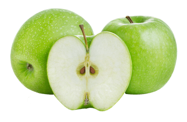 Download Cut Apple Food Smith Fruit Granny Fresh Hq Png - Green Apple Background Png