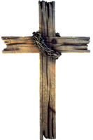 Rugged Cross Christian Wood Old The Drawing - Free PNG