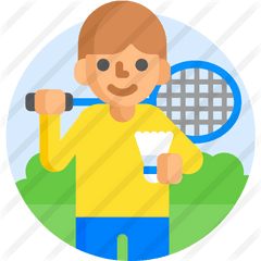 Badminton - Free People Icons Illustration Png