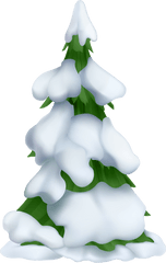 Snowy Tree Clipart - Clipart Png Snow Covered Trees