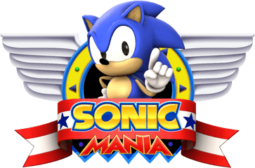 Sonic Mania Title Screen Remake - Sonic Logo Png