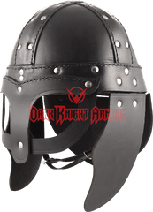 Medieval Leather Helmet Png Image - Leather Viking Helmet