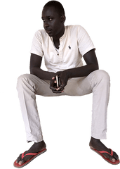 African Man Sitting U2013 Afrikut - African Man Sitting Png