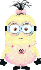 Minions Image Bob The Minion Clip Art Girl - Png Download Minions Pink Girl