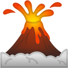 Volcano Emoji - Volcano Emoji Png