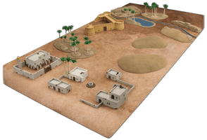 Wargaming Model Scale Desert Dune PNG File HD