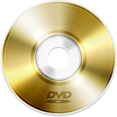 Dvd Gold Icon - Disc Dvd Png Gold