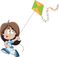 Makar Sankranti Cartoon Happy Kite For Festival - Free PNG